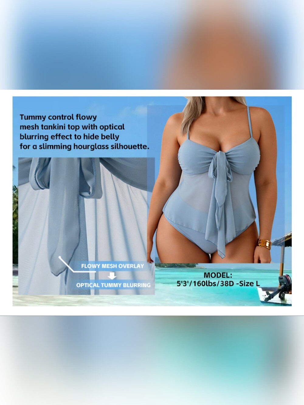 B2prity Tankini Swimsuit #1382 - Picture 8 of 11
